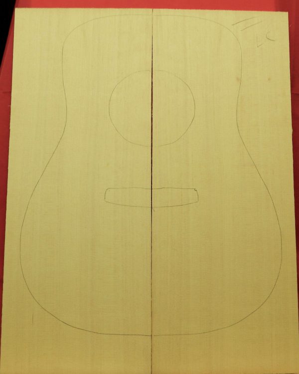 AA Light Curly/Quilt Sitka Spruce Dread - Image 2