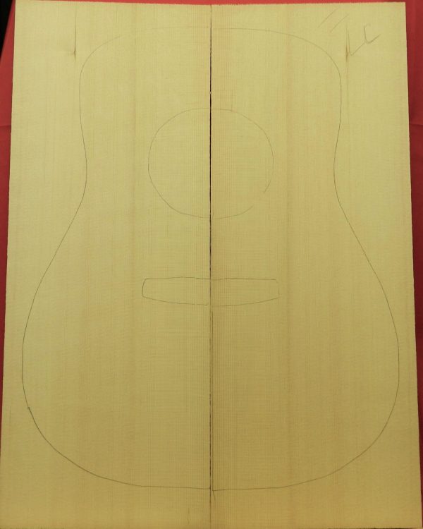 AA Light Curly/Quilt Sitka Spruce Dread - Image 3