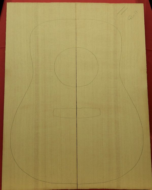 AA Light Curly/Quilt Sitka Spruce Dread - Image 17
