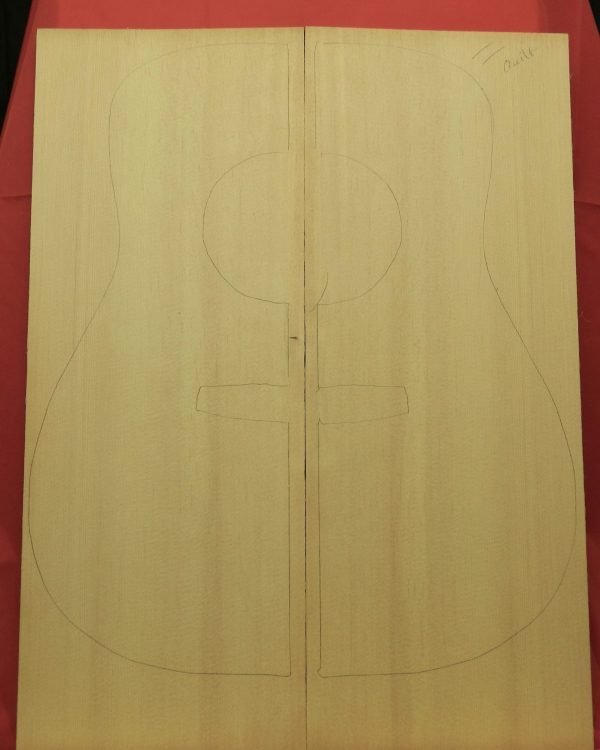 AA Light Curly/Quilt Sitka Spruce Dread - Image 12