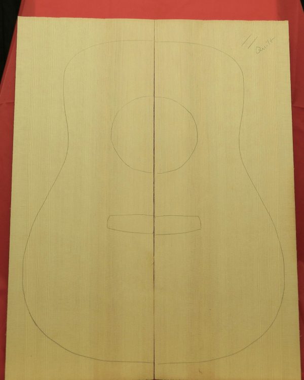 AA Light Curly/Quilt Sitka Spruce Dread - Image 9