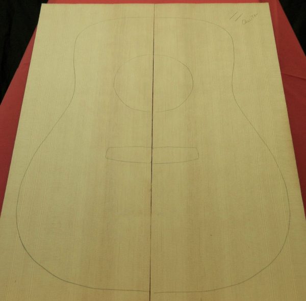 AA Light Curly/Quilt Sitka Spruce Dread - Image 8